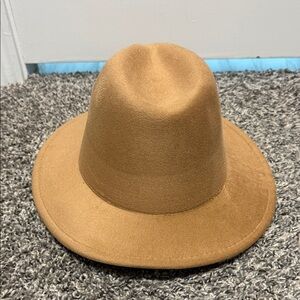 Stylish Tan Fedora Hat